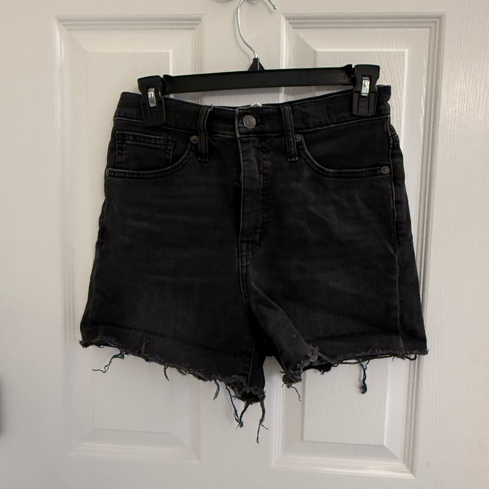 Madewell Black Denim Women Shorts